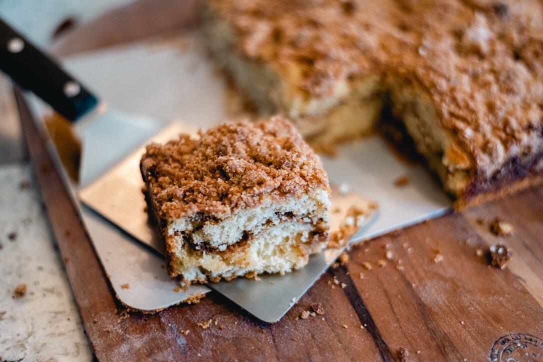 Cinnamon Streusel Coffee Cake
